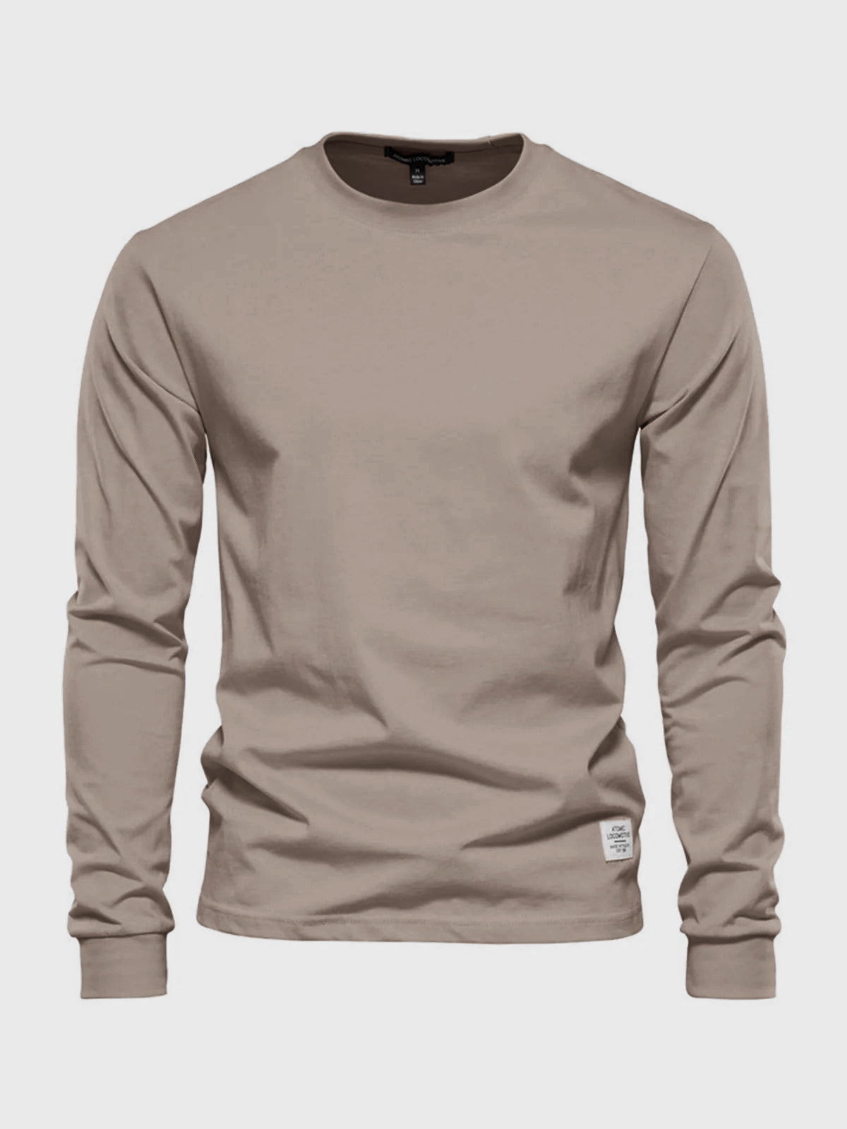 Comfortable Long Sleeve Crew Neck T-Shirt for Men