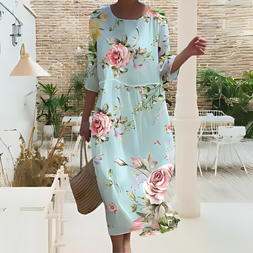 Stylish Floral Print Dress for Women