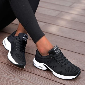 Breathable Lightweight Colour Block Walking Shoes for Women