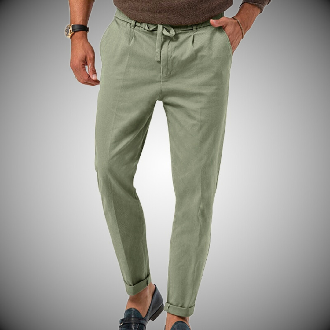 Versatile and Comfortable Linen Trousers for Men