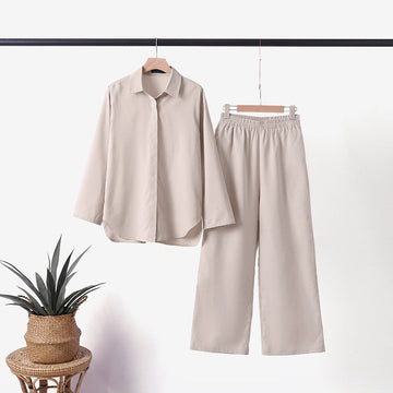 Stylish and Comfortable Shirt and Trousers Set for Women