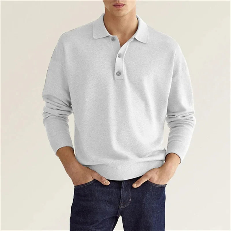 Stylish and Comfortable Polo Sweater for Men