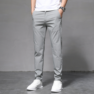 Stylish and Comfortable Slim-Fit Water-Repellent Trousers for Men