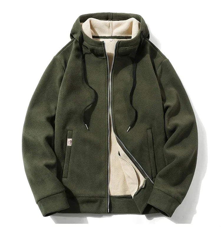 Hooded Zip-Up Jacket for Men