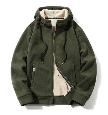 Hooded Zip-Up Jacket for Men