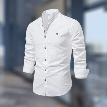 Stylish Button-Up Long Sleeve Shirt for Men