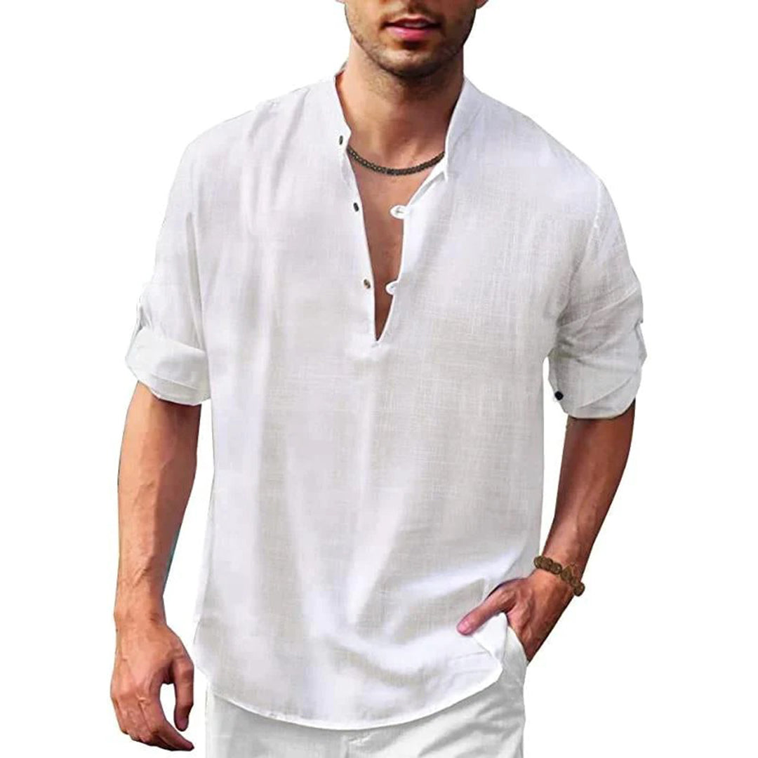 Stylish and Comfortable Henley Shirt for Men