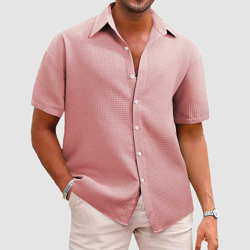 Lightweight and Breathable Short Sleeve Shirt for Men