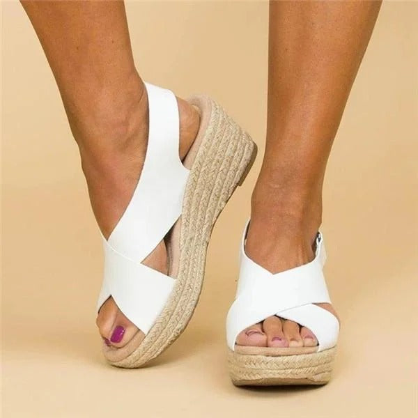 Chic Espadrille Wedge Sandals for Women