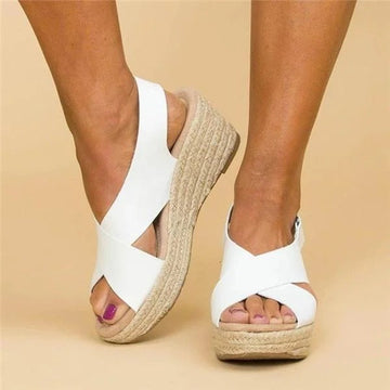 Chic Espadrille Wedge Sandals for Women