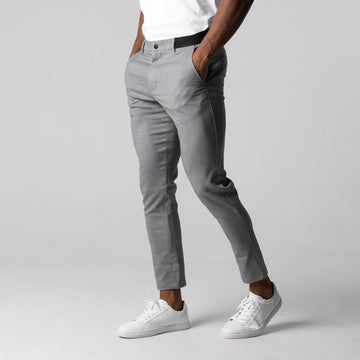 Slim Fit Stretch Chino Trousers for Men