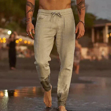 Comfortable Lightweight Linen Joggers for Men