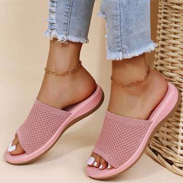 Comfortable Slip-On Sandals with Flexible Sole for Women