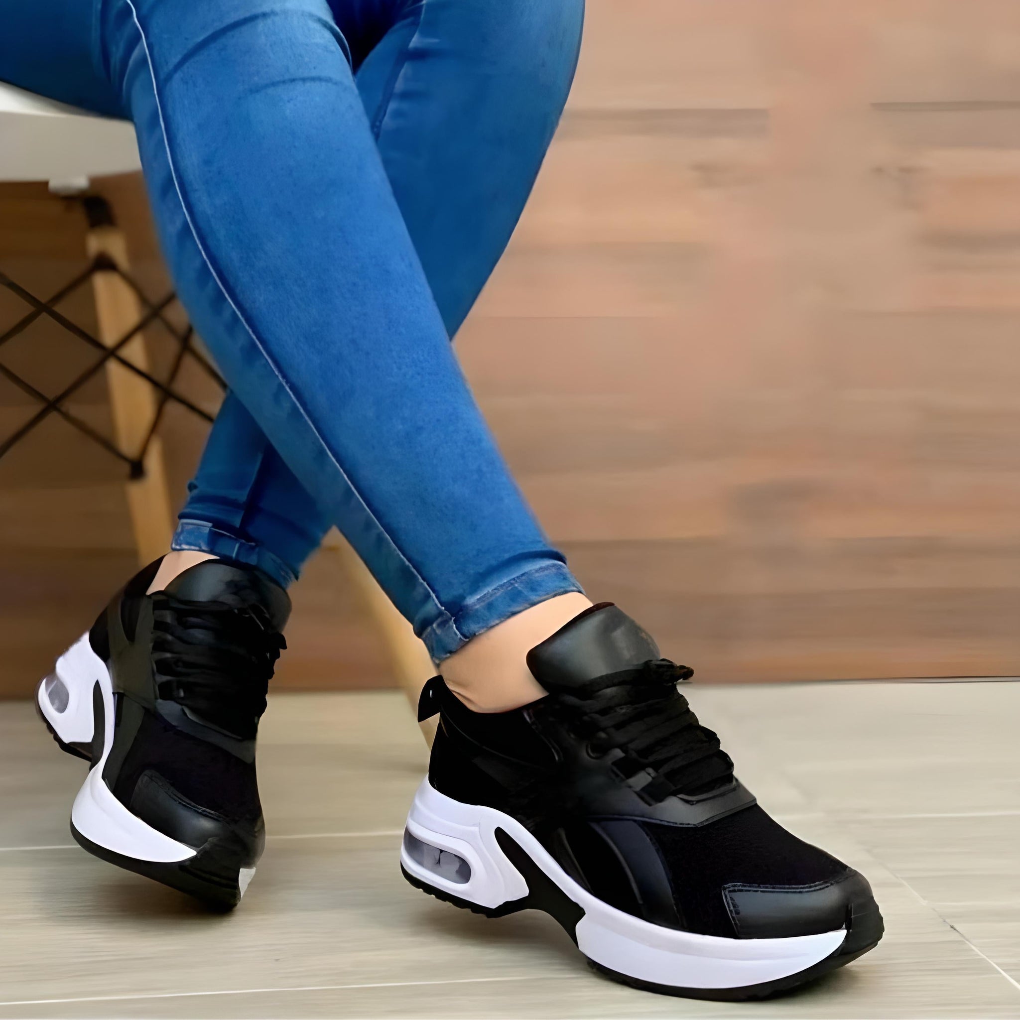 Comfortable Ergonomic Chunky Trainers for Women